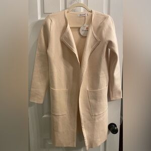 Long cardigan jacket NWT size small